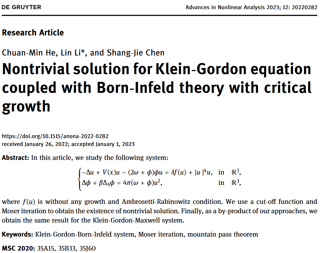  top advances in nonlinear analysis 